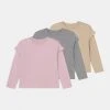 Friboo Niños 3 PACK - Camiseta De Manga Larga - Purple /beige/mottled Grey