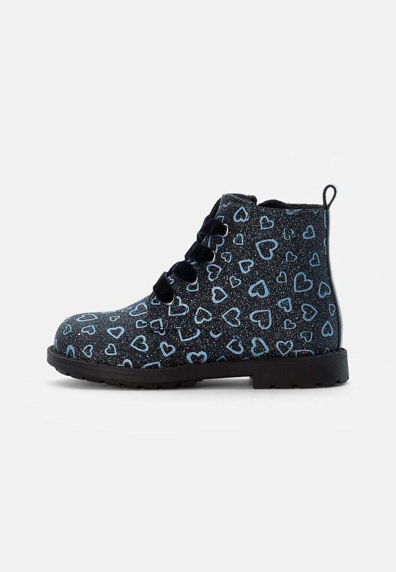 Friboo Niños Botines Con Cordones - Dark Blue 3 Friboo Niños Botines Con Cordones - Dark Blue