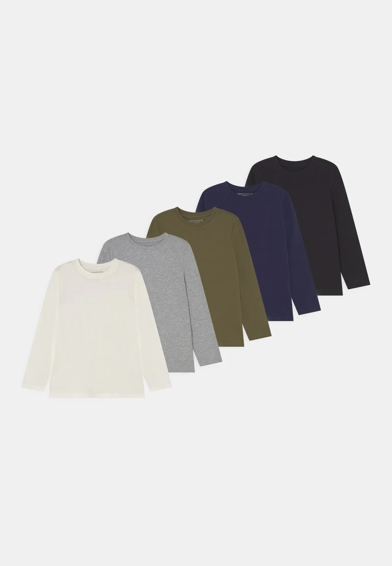 Friboo Niños BOYS TEE 5 PACK - Camiseta De Manga Larga - Multi-coloured/white/grey 3 Friboo Niños BOYS TEE 5 PACK - Camiseta De Manga Larga - Multi-coloured/white/grey