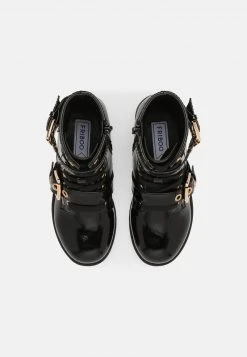 Friboo Niños Botines Con Cordones - Black -Friboo comercio 21b24e8ed1f240db92a1ea87f612f281