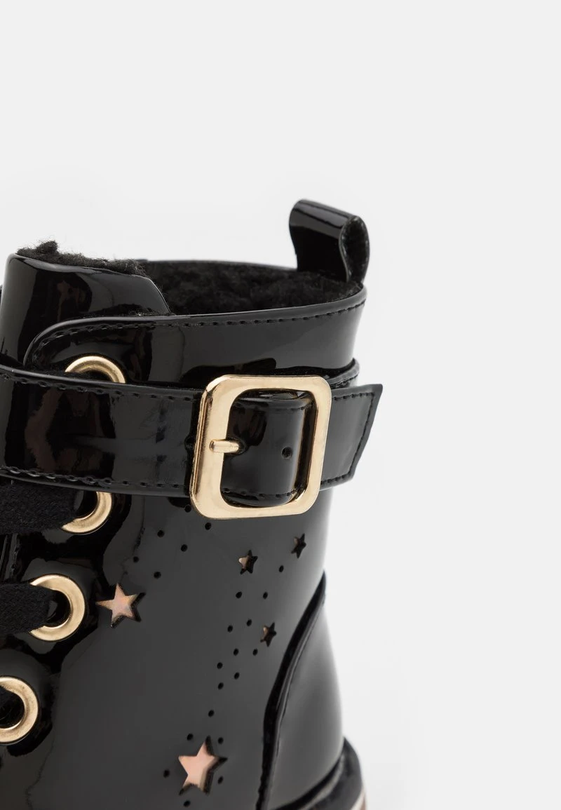 Friboo Niños Botines Con Cordones - Black 8 Friboo Niños Botines Con Cordones - Black - Imagen 6