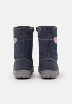 Friboo Niños LEATHER - Botas - Blue-grey -Friboo comercio 40d5a41d700046c2a40b57b3d503ac51