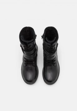 Friboo Niños LEATHER - Botas Con Cordones - Black -Friboo comercio 42607aee1a864639871e8a19bf99c9c2