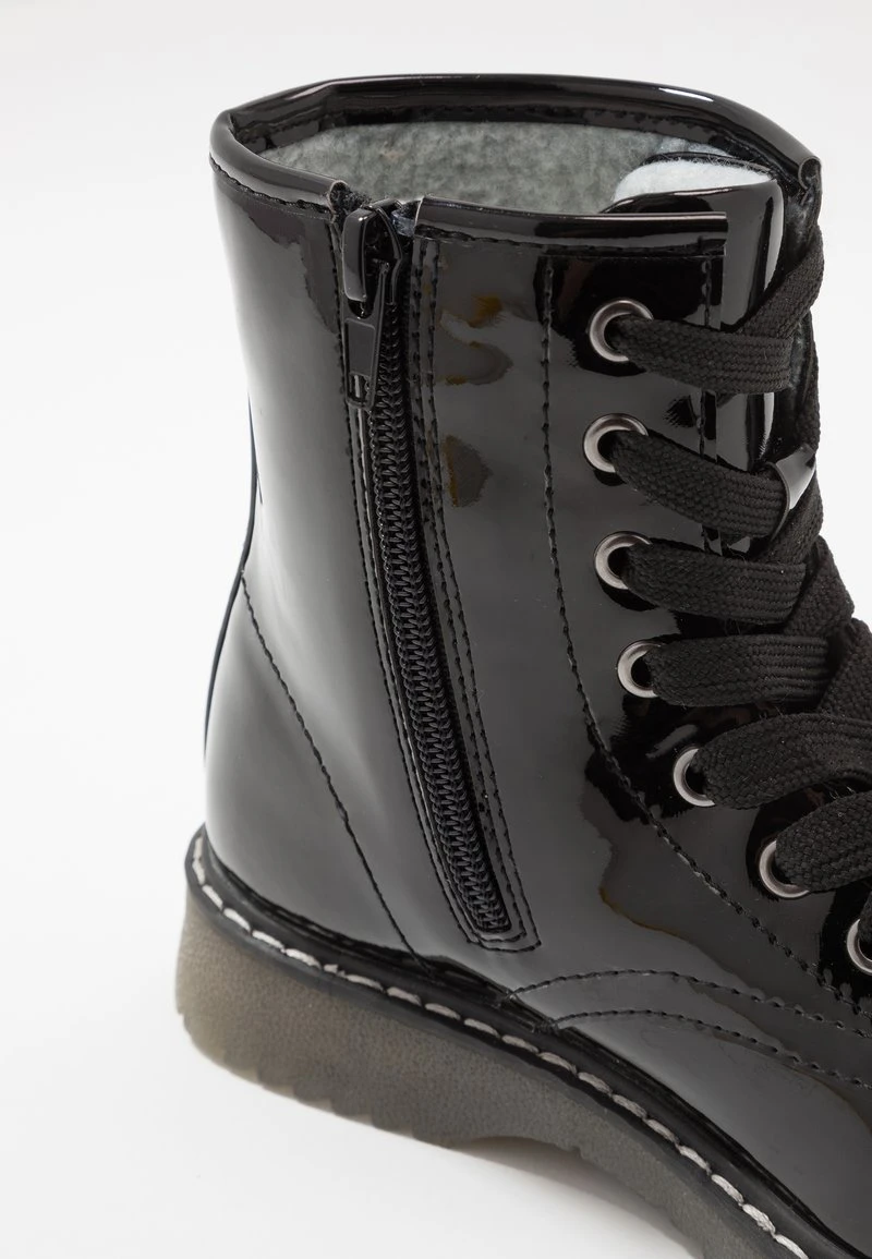 Friboo Niños Botines Con Cordones - Black 5 Friboo Niños Botines Con Cordones - Black - Imagen 3