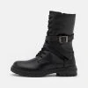 Friboo Niños LEATHER - Botas Con Cordones - Black -Friboo comercio 49781c006380499fb0668f6a50229e24