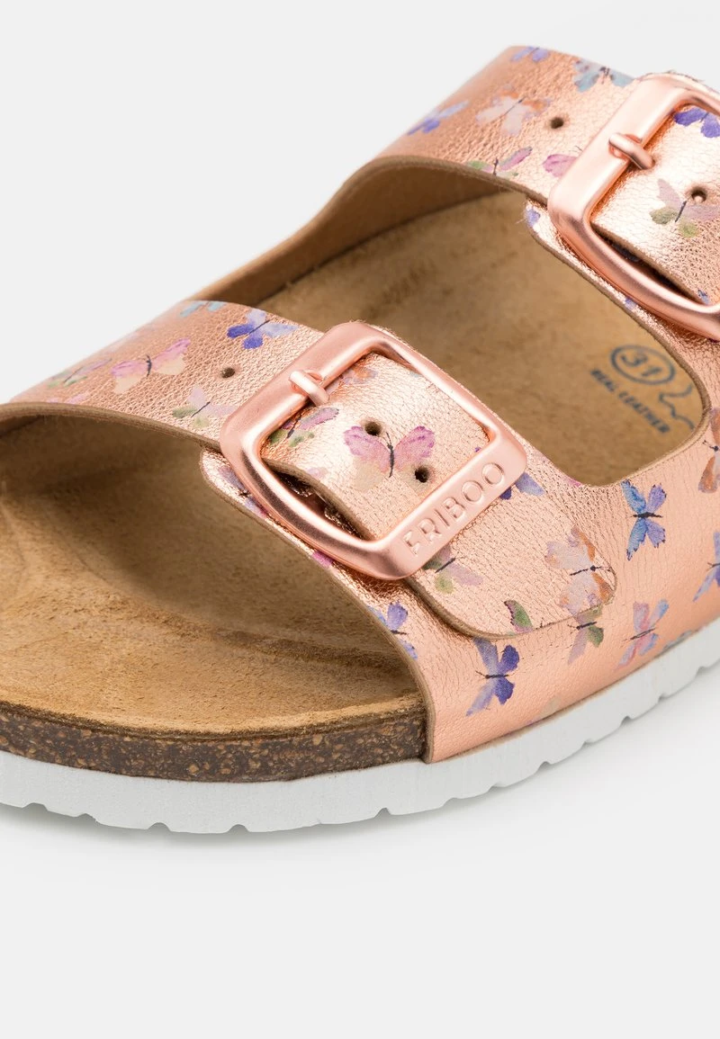 Friboo Niños Sandalias Planas - Rose Gold 8 Friboo Niños Sandalias Planas - Rose Gold - Imagen 6