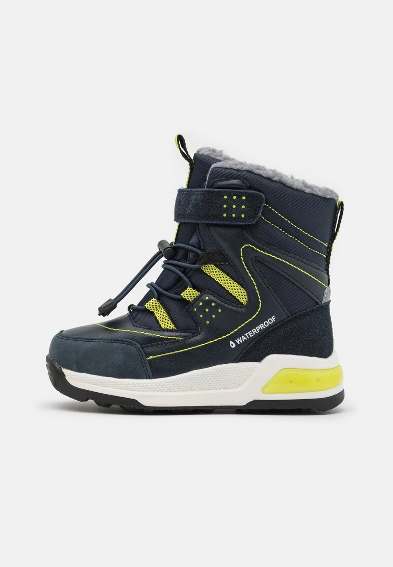 Friboo Niños Botas Para La Nieve - Dark Blue 3 Friboo Niños Botas Para La Nieve - Dark Blue