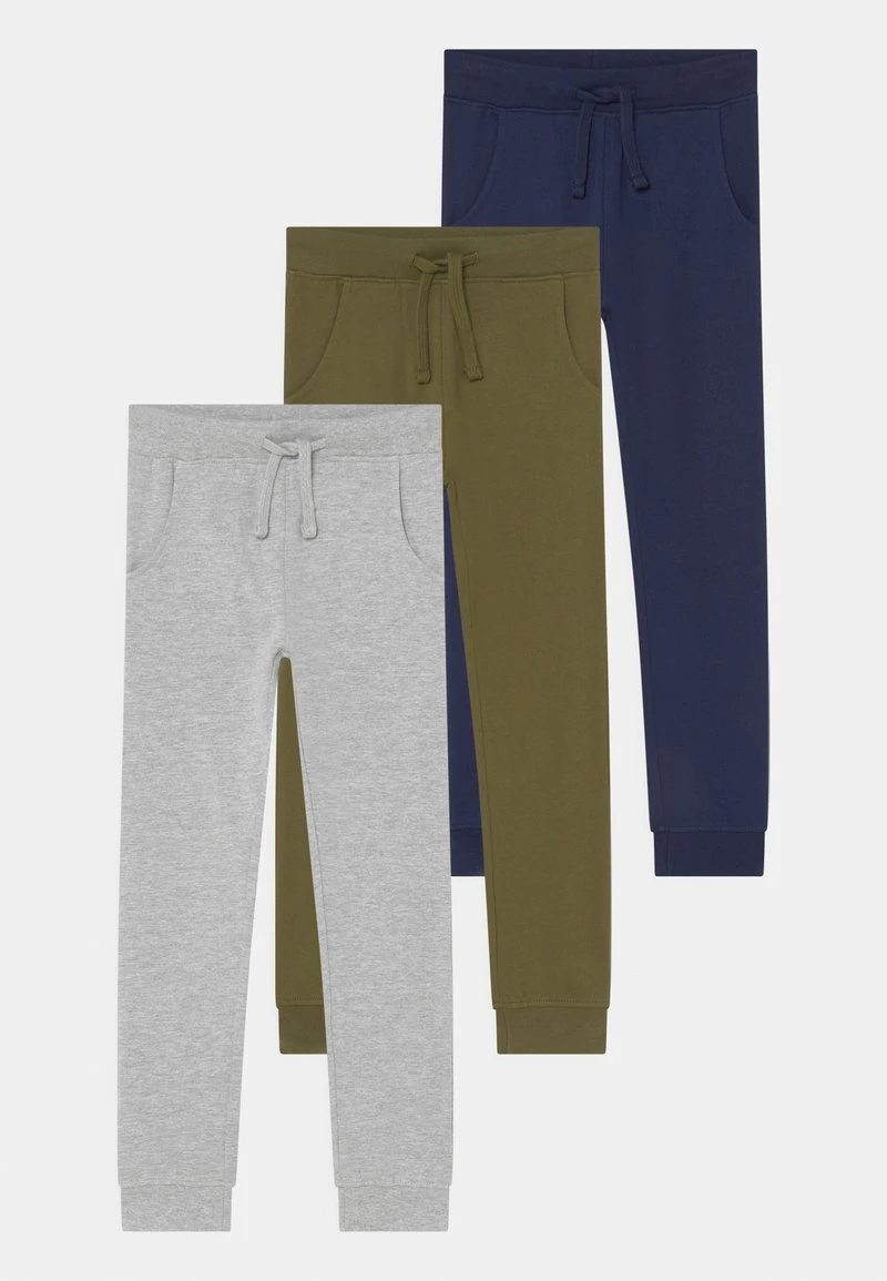 Friboo Niños 3 PACK - Pantalones - Grey/khaki/dark Blue 3 Friboo Niños 3 PACK - Pantalones - Grey/khaki/dark Blue