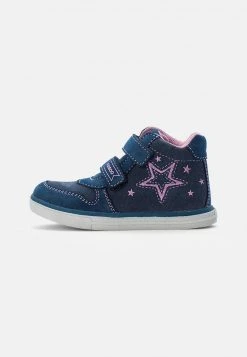 Friboo Niños LEATHER BOOTIES - Zapatillas Altas - Dark Blue