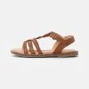 Friboo Niños LEATHER SANDALS - Sandalias - Cognac