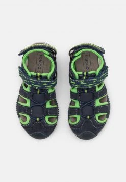 Friboo Niños LEATHER - Sandalias De Senderismo - Dark Blue -Friboo comercio 84f8eea7562f4c02ad76af3fea0ed1bd