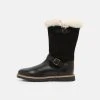 Friboo Niños LEATHER - Botas Para La Nieve - Black -Friboo comercio 8fd489389b19492da4be04fb3cc24b54