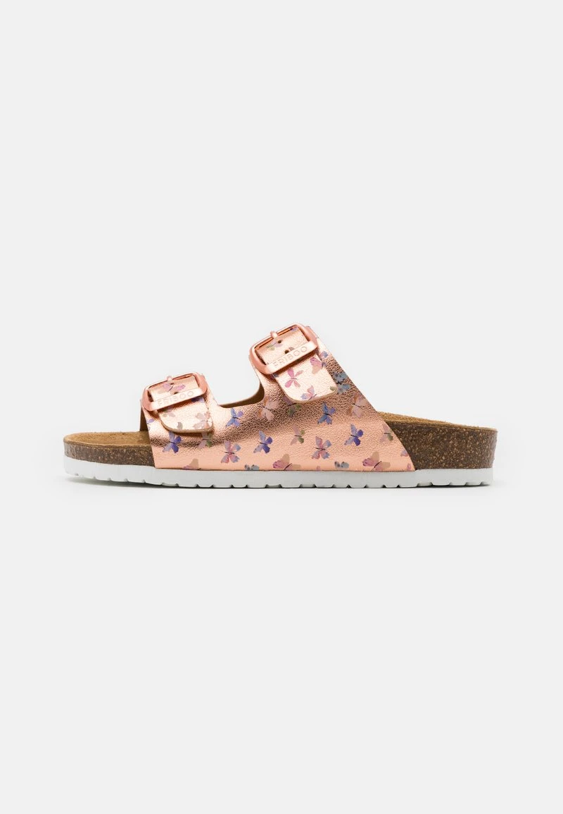Friboo Niños Sandalias Planas - Rose Gold 3 Friboo Niños Sandalias Planas - Rose Gold