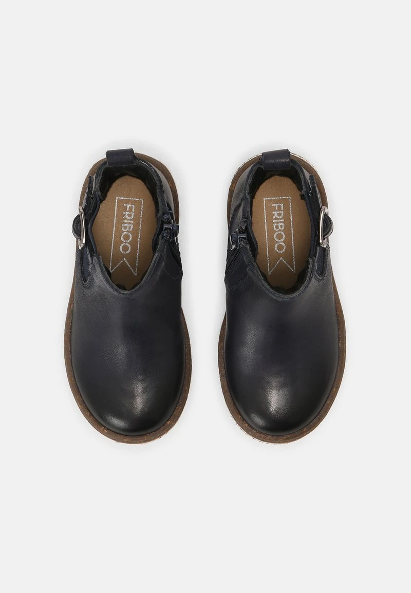Friboo Unisexo LEATHER BOOTIES - Botines - Dark Blue 6 Friboo Unisexo LEATHER BOOTIES - Botines - Dark Blue - Imagen 4