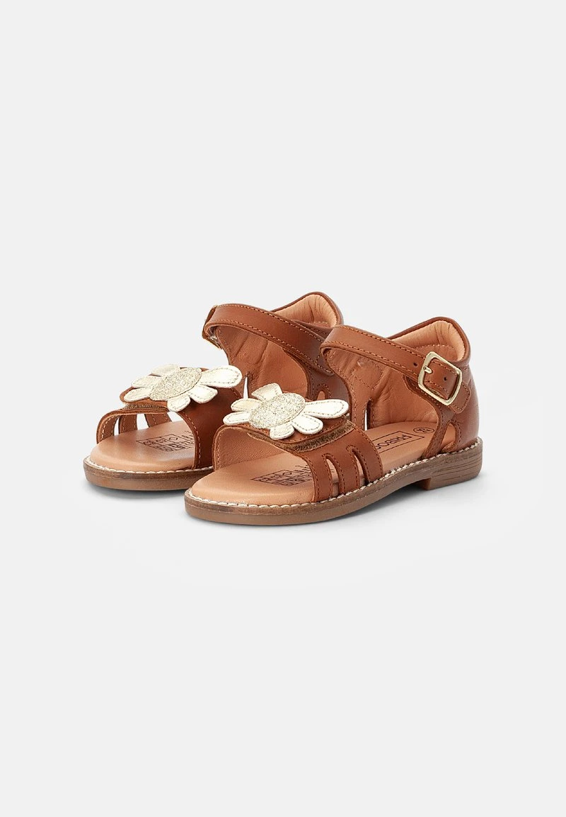 Friboo Niños LEATHER SANDALS - Sandalias - Gold/cognac 3 Friboo Niños LEATHER SANDALS - Sandalias - Gold/cognac
