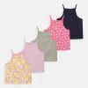 Friboo Niños STRAPPY VEST 5 PACK - Top - Multi-coloured/ Pink/ Yellow -Friboo comercio 982f31f4532540a6a0968130133a48bb