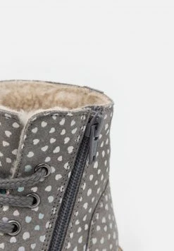 Friboo Niños LEATHER - Botines Con Cordones - Light Grey -Friboo comercio 990ea5ec6f204e62b9048b51e772bf49