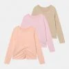 Friboo Niños 3 PACK - Camiseta De Manga Larga - Purple/light Pink/beige -Friboo comercio 9faf6c87bfce4eda9d1fe97c2246f5a9