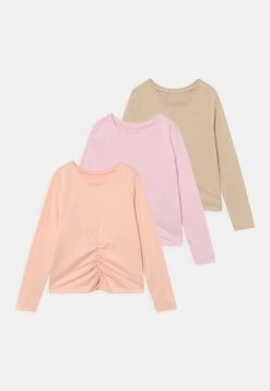 Friboo Niños 3 PACK - Camiseta De Manga Larga - Purple/light Pink/beige