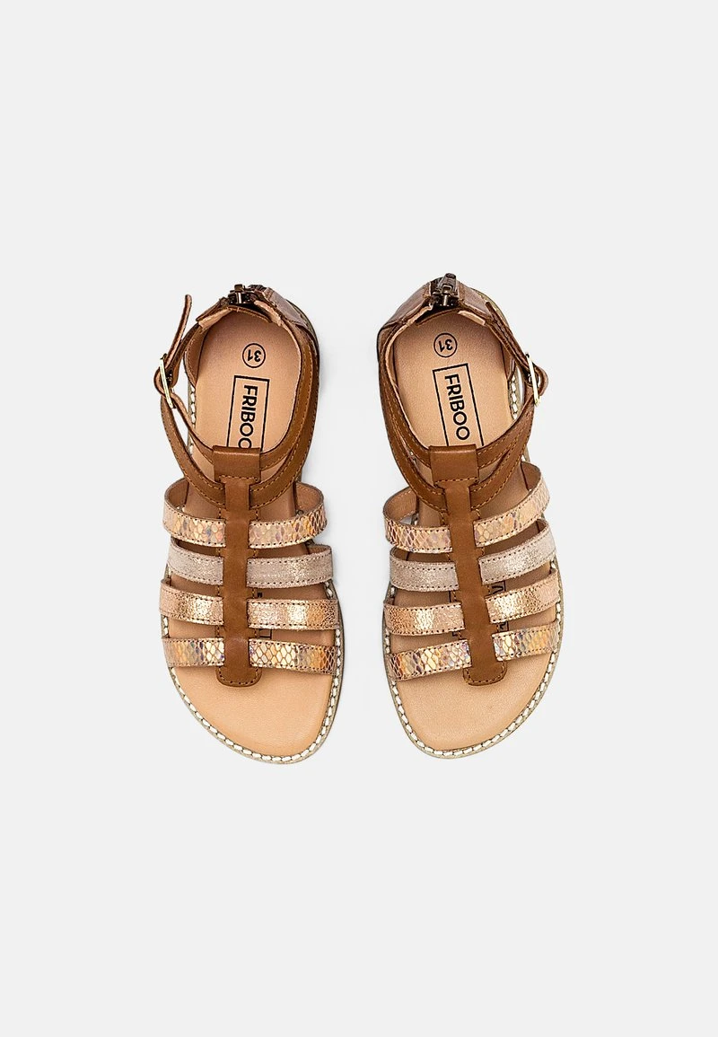 Friboo Niños LEATHER - Sandalias - Cognac 6 Friboo Niños LEATHER - Sandalias - Cognac - Imagen 4