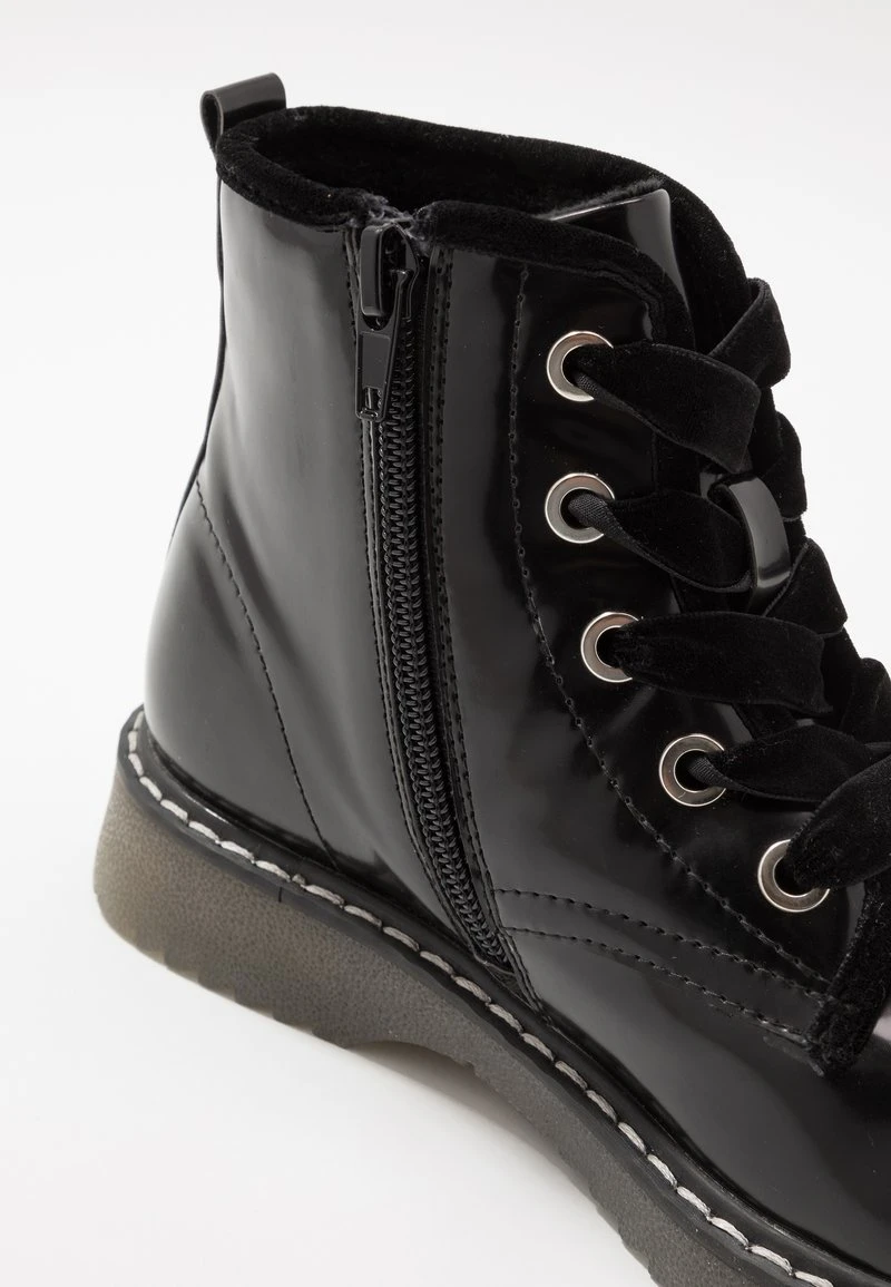 Friboo Niños Botines Con Cordones - Black 5 Friboo Niños Botines Con Cordones - Black - Imagen 3