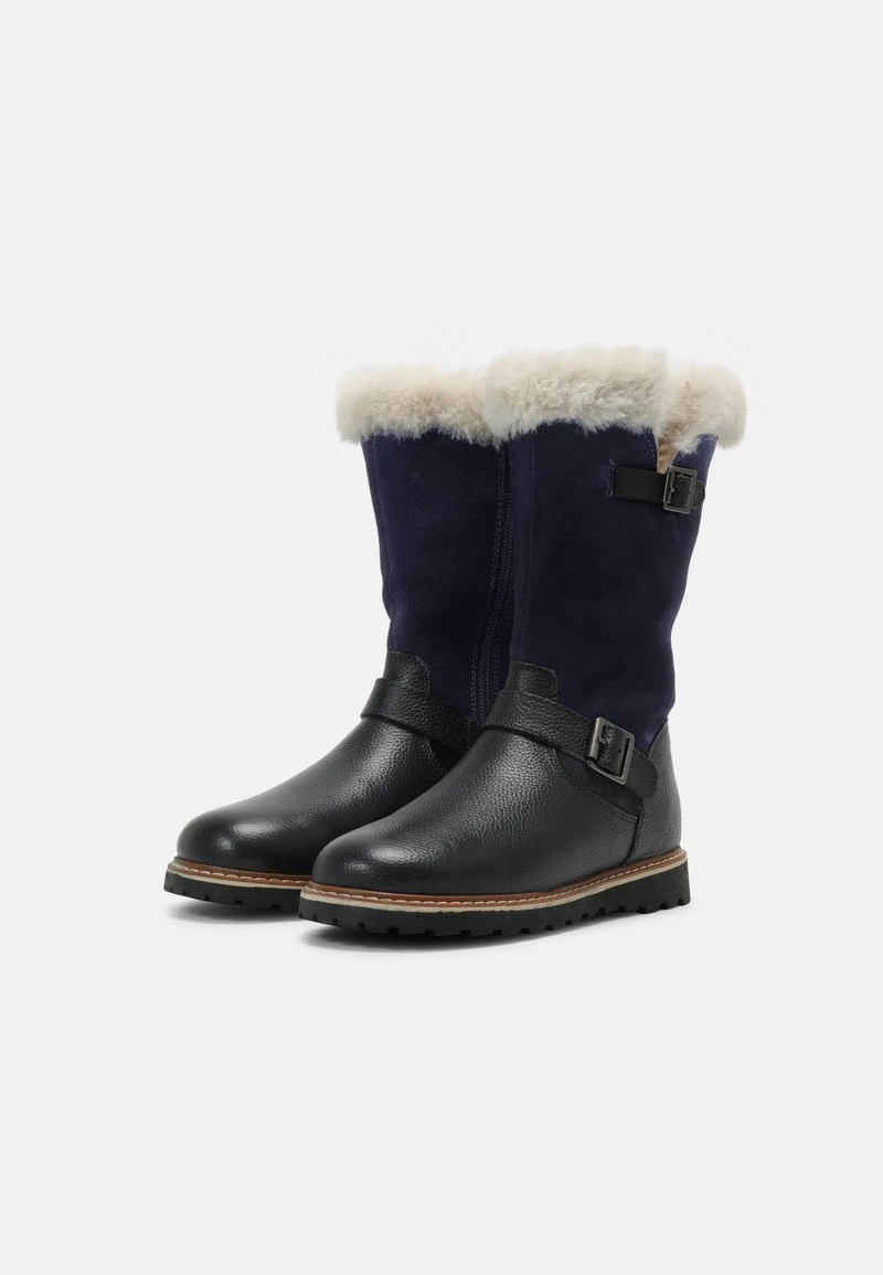 Friboo Niños LEATHER - Botas Para La Nieve - Dark Blue 4 Friboo Niños LEATHER - Botas Para La Nieve - Dark Blue - Imagen 2