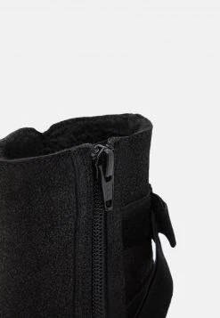 Friboo Niños LEATHER - Botas Para La Nieve - Black -Friboo comercio a3ff319f10244a8d90e42ce52c6c4a51