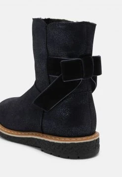 Friboo Niños LEATHER - Botas Para La Nieve - Dark Blue -Friboo comercio a8ab6c88449644d28c0a55f7c6ff6c01