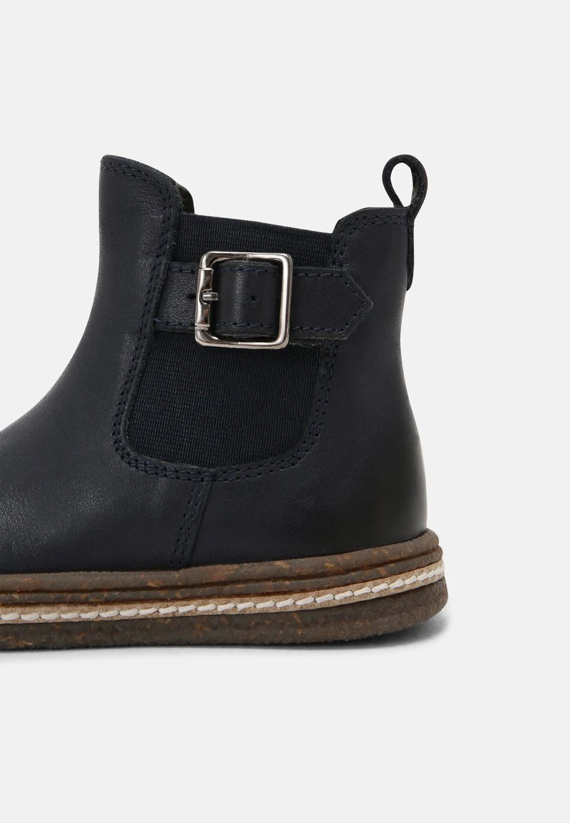 Friboo Unisexo LEATHER BOOTIES - Botines - Dark Blue 9 Friboo Unisexo LEATHER BOOTIES - Botines - Dark Blue - Imagen 7