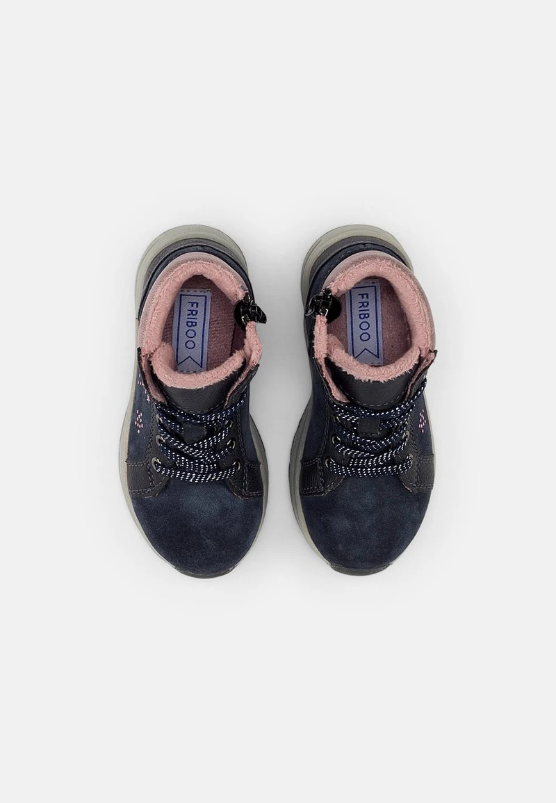 Friboo Niños LEATHER BOOTIES - Botines Con Cordones - Dark Grey 6 Friboo Niños LEATHER BOOTIES - Botines Con Cordones - Dark Grey - Imagen 4