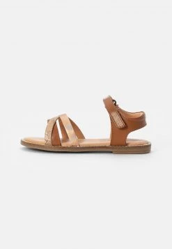 Friboo Niños LEATHER SANDALS - Sandalias - Cognac
