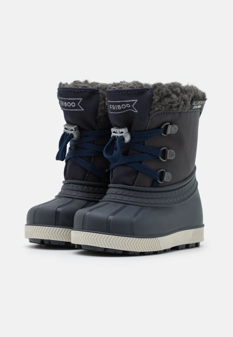 Friboo Niños Botas Para La Nieve - Dark Blue 4 Friboo Niños Botas Para La Nieve - Dark Blue - Imagen 2
