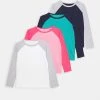 Friboo Niños 4 PACK - Camiseta De Manga Larga - Pink/dark Blue/turquoise -Friboo comercio b3664c5a6c4a4faea82d76d92d144f89