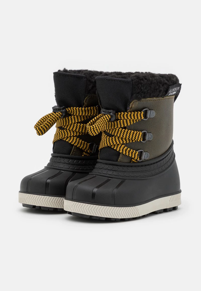 Friboo Niños Botas Para La Nieve - Khaki 4 Friboo Niños Botas Para La Nieve - Khaki - Imagen 2