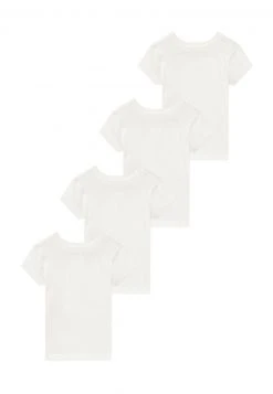 Friboo Niños BASIC BOY WINTER 4 PACK - Camiseta Básica - Winter White