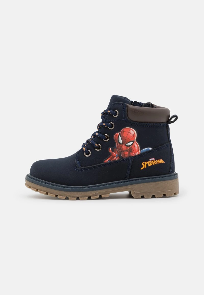 Friboo Unisexo SPIDERMAN - Botines Con Cordones - Dark Blue 3 Friboo Unisexo SPIDERMAN - Botines Con Cordones - Dark Blue