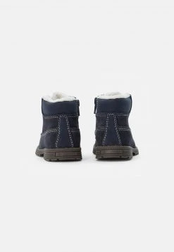 Friboo Niños LEATHER BOOTIES - Botines Con Cordones - Dark Blue -Friboo comercio ca933a73aff04dcdb17f6f9d33fcf109