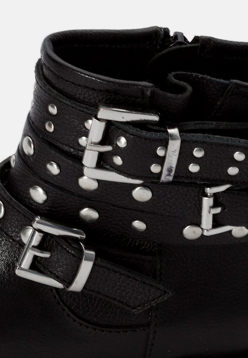 Friboo Niños LEATHER BOOTIES - Botines Camperos - Black 8 Friboo Niños LEATHER BOOTIES - Botines Camperos - Black - Imagen 6