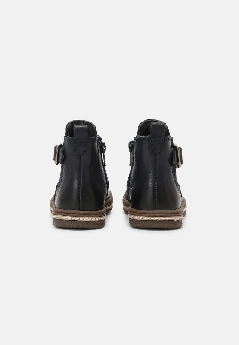 Friboo Unisexo LEATHER BOOTIES - Botines - Dark Blue 5 Friboo Unisexo LEATHER BOOTIES - Botines - Dark Blue - Imagen 3