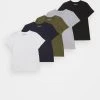 Friboo Niños 5 PACK - Camiseta Básica - White/light Grey/dark Blue 2 Friboo Niños 5 PACK - Camiseta Básica - White/light Grey/dark Blue -Friboo comercio da6b1086afa94eb8ac29881128660cac