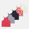 Friboo Niños STRAPPY VEST 5 PACK - Top - Multi-coloured/ Red/ White -Friboo comercio dcf102e734f842e696e5412b106e7167
