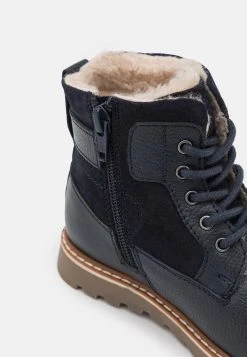 Friboo Niños LEATHER - Botines Con Cordones - Dark Blue -Friboo comercio e073c4215c58405091f384228d22a137