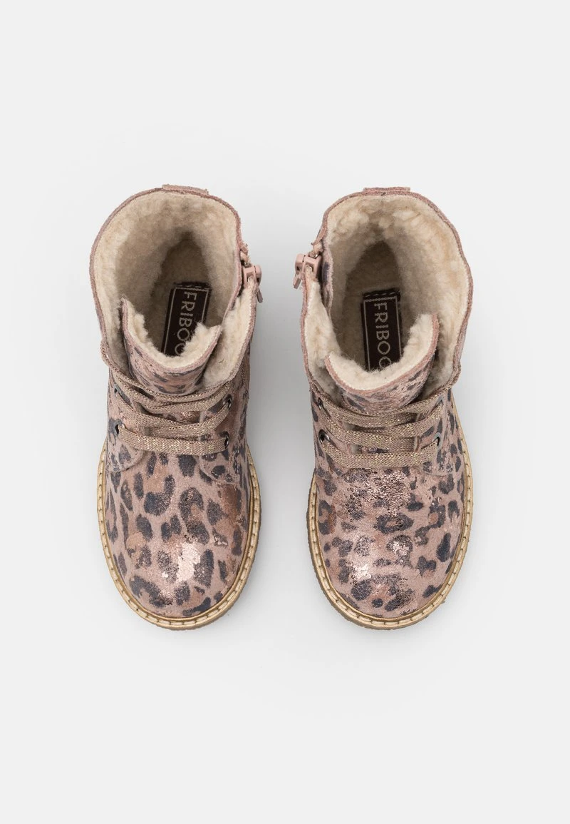 Friboo Niños LEATHER - Botines Con Cordones - Rose Gold 6 Friboo Niños LEATHER - Botines Con Cordones - Rose Gold - Imagen 4