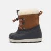Friboo Niños LEATHER UNISEX - Botas Para La Nieve - Cognac -Friboo comercio e74e7d73c742412d866cf5b21d7979fb
