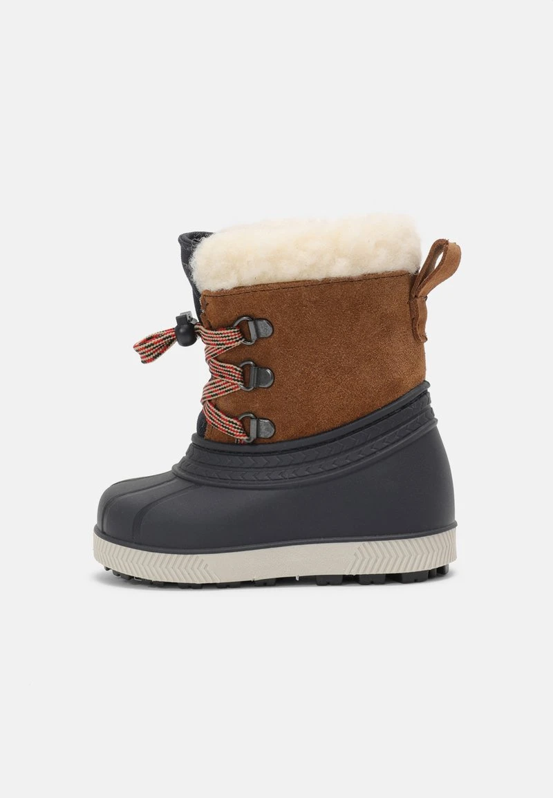Friboo Niños LEATHER UNISEX - Botas Para La Nieve - Cognac 3 Friboo Niños LEATHER UNISEX - Botas Para La Nieve - Cognac