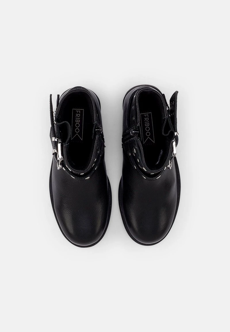 Friboo Niños LEATHER BOOTIES - Botines Camperos - Black 6 Friboo Niños LEATHER BOOTIES - Botines Camperos - Black - Imagen 4