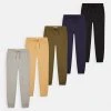 Friboo Niños BASIC BOYS SWEATPANTS 5 PACK - Pantalones Deportivos - Multi-coloured, Grey, Tan -Friboo comercio ec01e880853440988482f21e4597b493