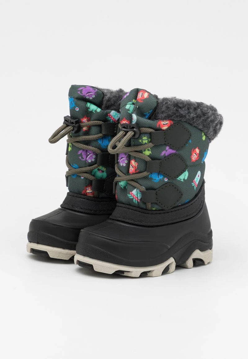 Friboo Niños Botas Para La Nieve - Khaki 4 Friboo Niños Botas Para La Nieve - Khaki - Imagen 2