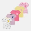 Friboo Niños POCKET TEE 5 PACK - Camiseta Estampada - Multi Coloured/white/yellow -Friboo comercio f848a80119654f1cac2d22286b923a99